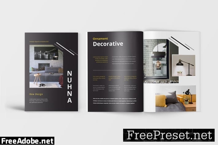 Interior Magazine Template XBK7LFM