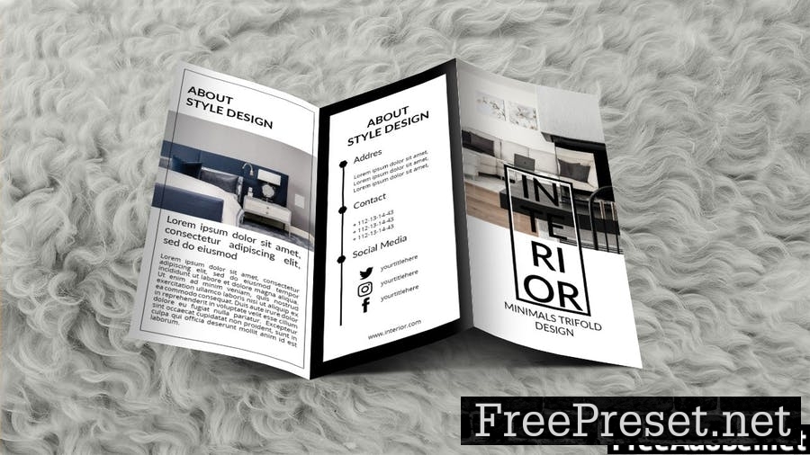 INTERIOR - Trifold Brochure Template