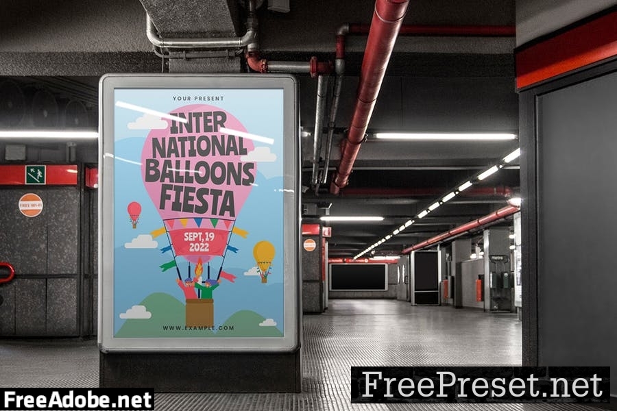 International Ballons Fiesta - Flyer Template