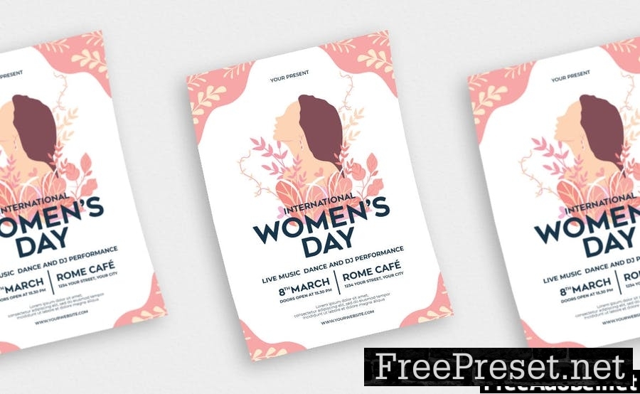 International Womens Day - Flyer, Poster AS 25WGJTF