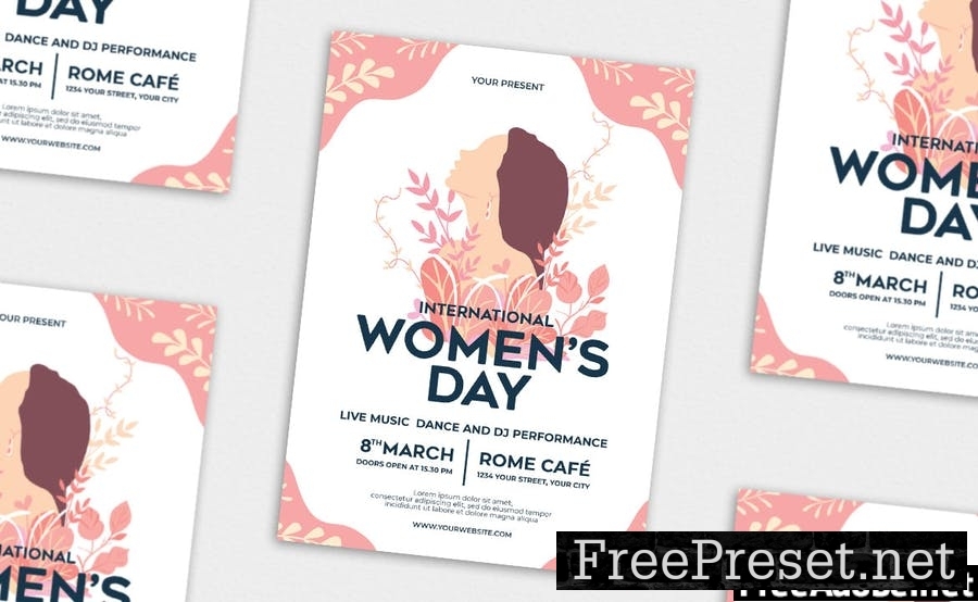 International Womens Day - Flyer, Poster AS 25WGJTF