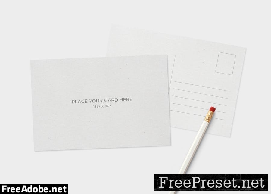 Invitation Card Mock-Up Set 8MS2UK