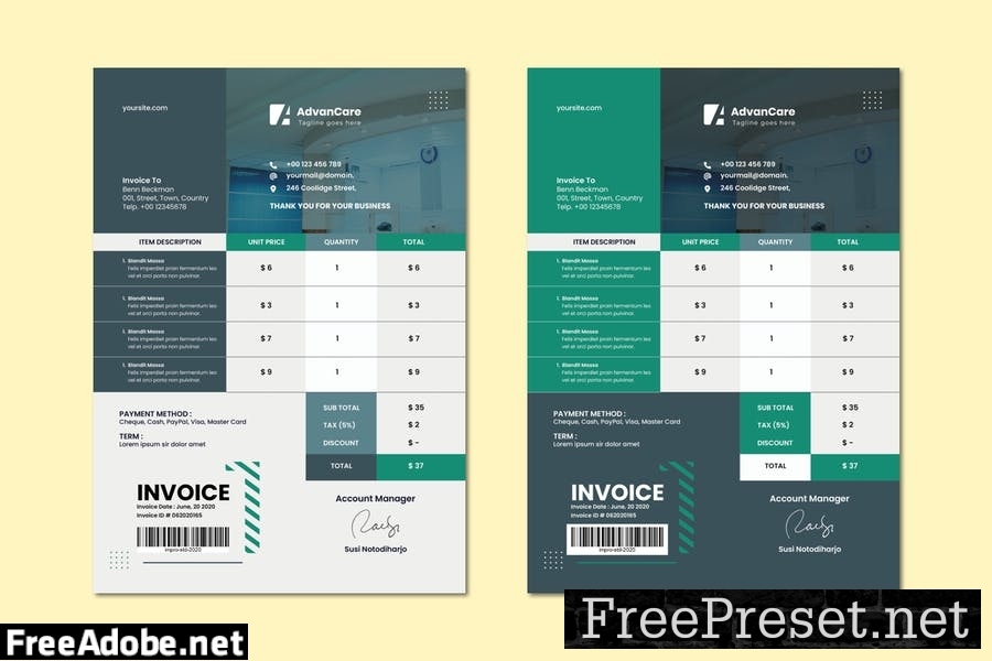 Invoice 9ZYBE6J