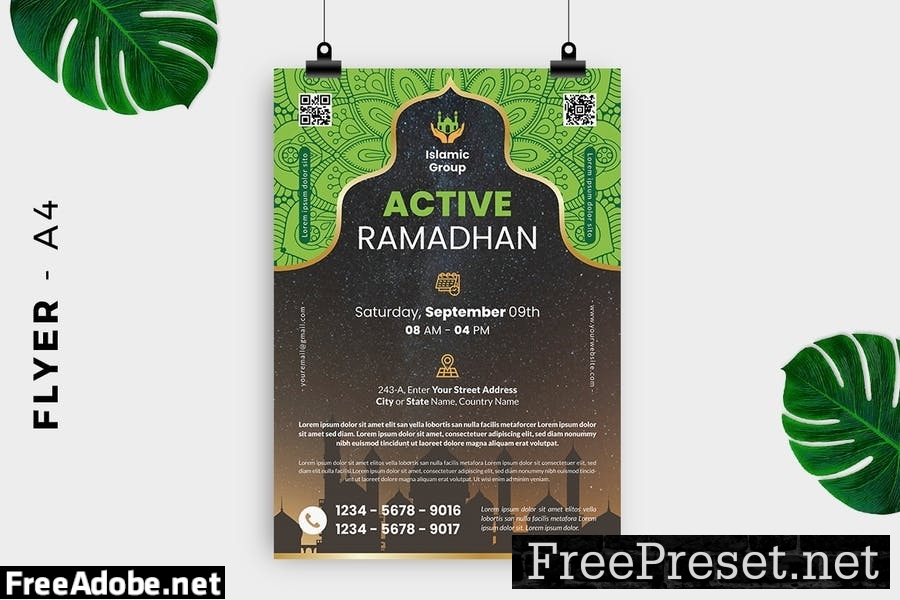 Islamic / Moslem Event Flyer Design