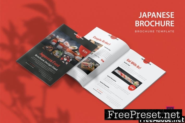 Japanese Food - Brochure Template DSLNBS5