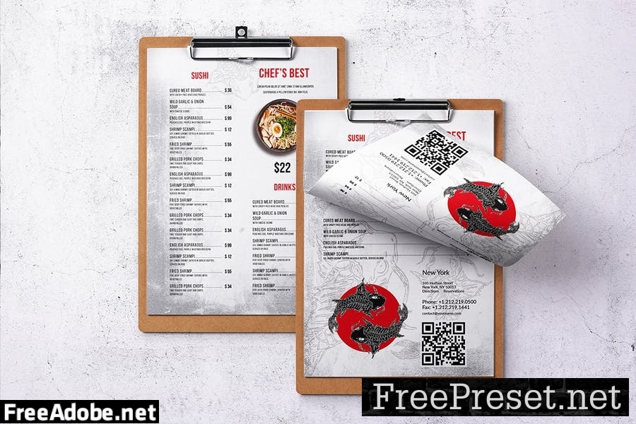 Japanese Food Menu Bundle