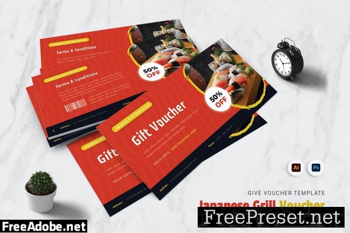 Japanese Grill Gift Voucher QC56H5U