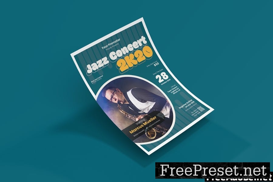 Jazz Concert - Flyer C7PSZNG