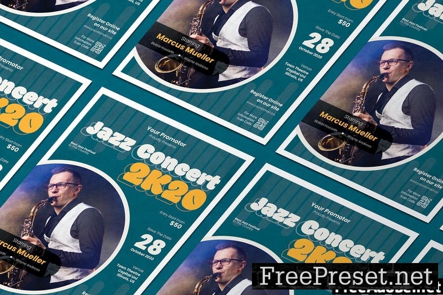 Jazz Concert - Flyer C7PSZNG