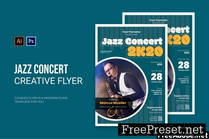 Jazz Concert - Flyer C7PSZNG