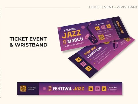 Jazz Fest Ticket & Wristband UREYLFR