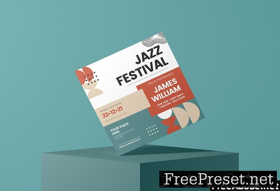 Jazz Festival - Flyer Media Kit QVT87S6