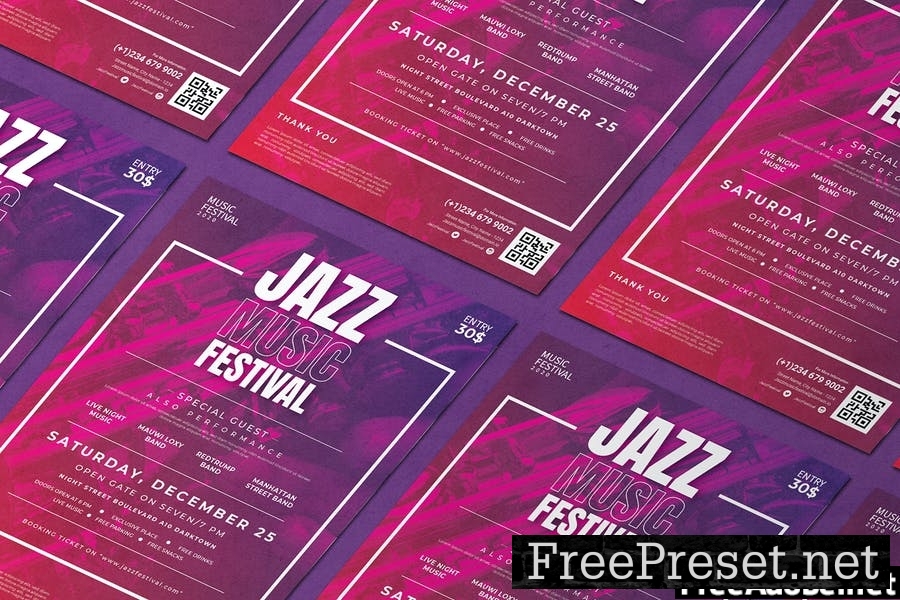 Jazz Music - Flyer 2QMTQAJ