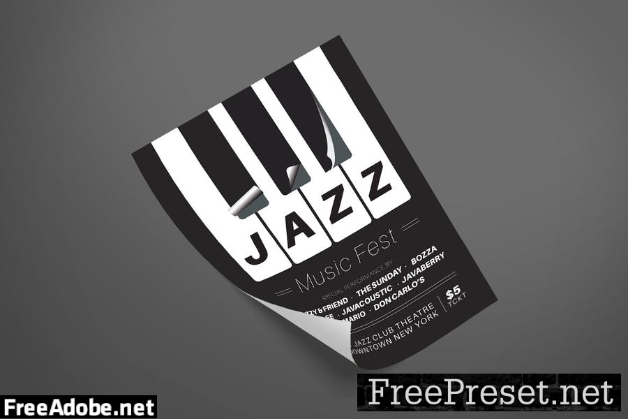 Jazz Music Flyer 9L2SFNK