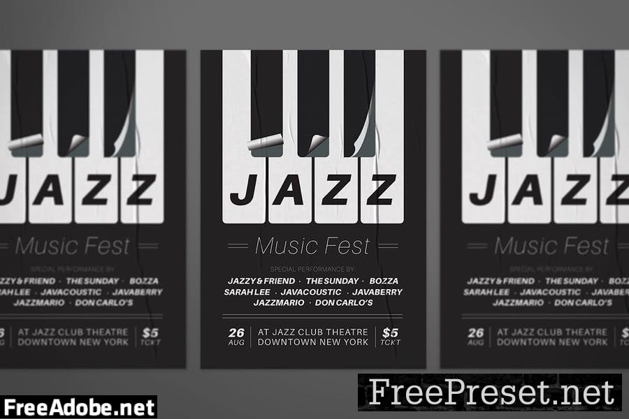 Jazz Music Flyer 9L2SFNK