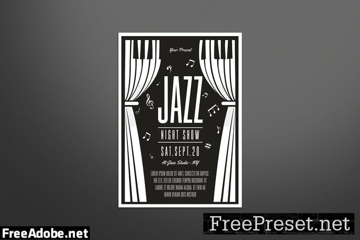 Jazz Music Flyer NYWNMUW