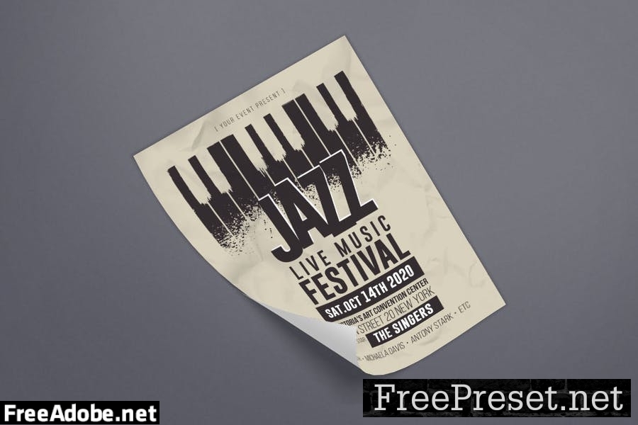 Jazz Music Flyer VZXGAH7