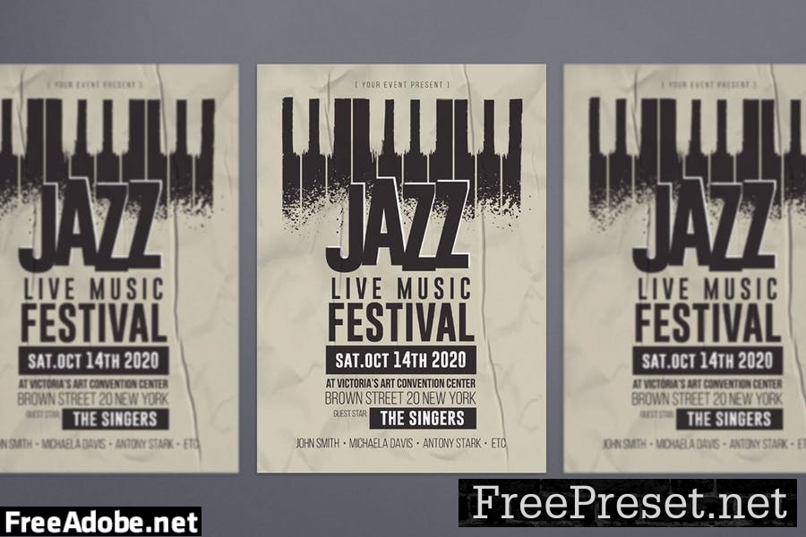 Jazz Music Flyer VZXGAH7