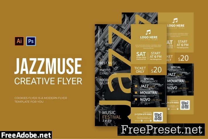 Jazzmuse - Flyer DFEAT7Q