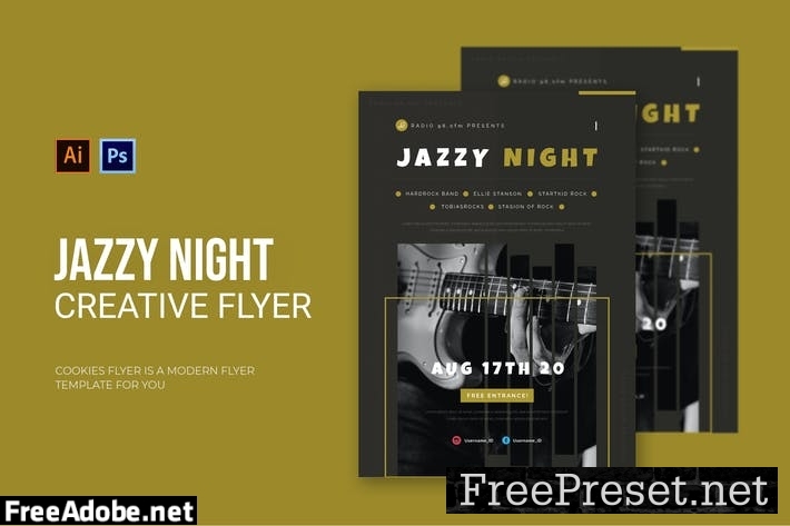 Jazzy Night - Flyer JSHWEU8