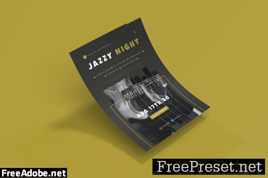 Jazzy Night - Flyer JSHWEU8