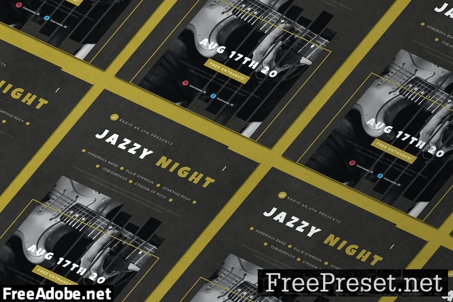 Jazzy Night - Flyer JSHWEU8