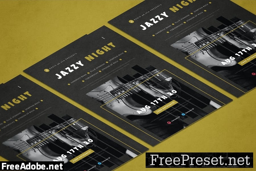 Jazzy Night - Flyer JSHWEU8