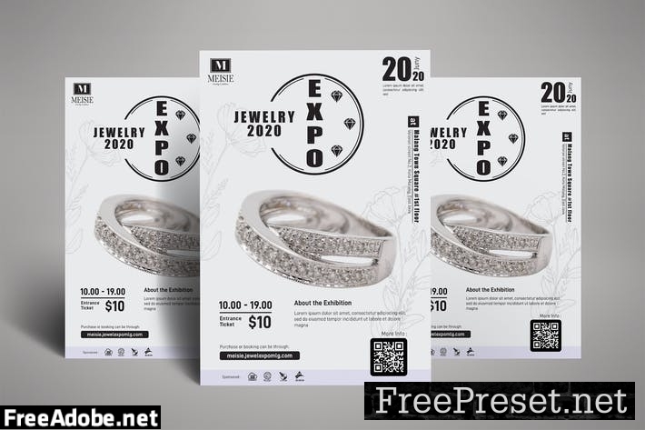 Jewelry Exhibition Poster 8HB8NJZ