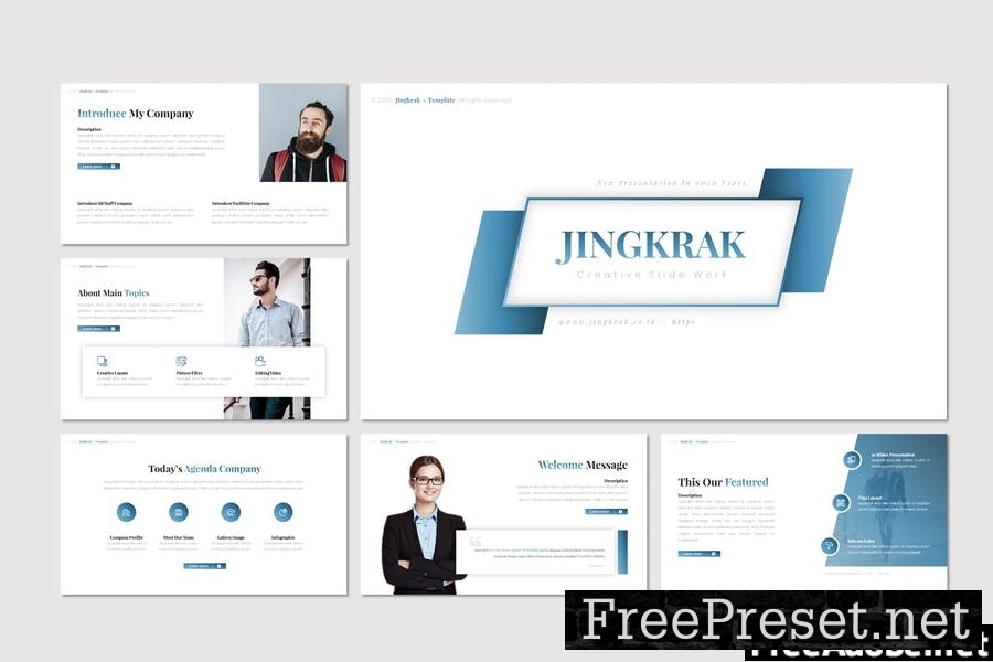 Jingkrak - CreativeSlides Powerpoint Template EZ7LERW