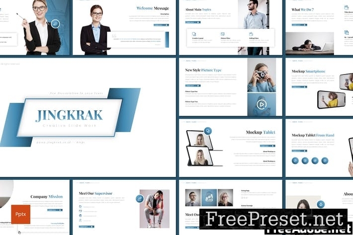 Jingkrak - CreativeSlides Powerpoint Template EZ7LERW