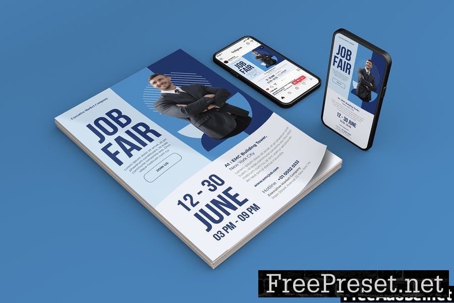 Job Fair Flyer Set