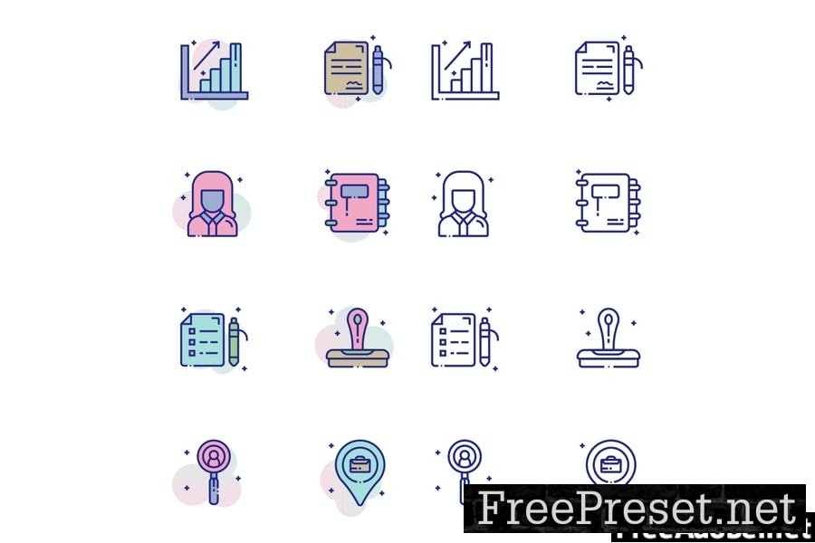 Job Resume Icon Pack