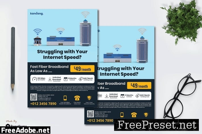 Kancang Fiber Service - Promo Flyer RB F2AKKA7