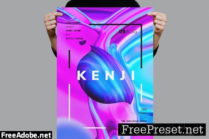 Kenji Flyer / Poster Template MHWKPB