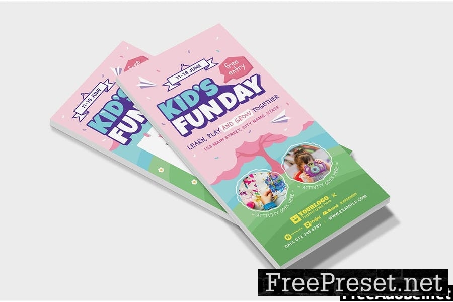 Kid's Fun Day Flyer Template