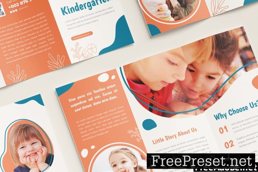 Kindegarten Trifold Brochure