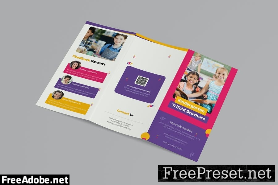 Kindergarten | Trifold Brochure