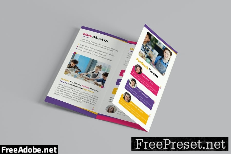 Kindergarten | Trifold Brochure