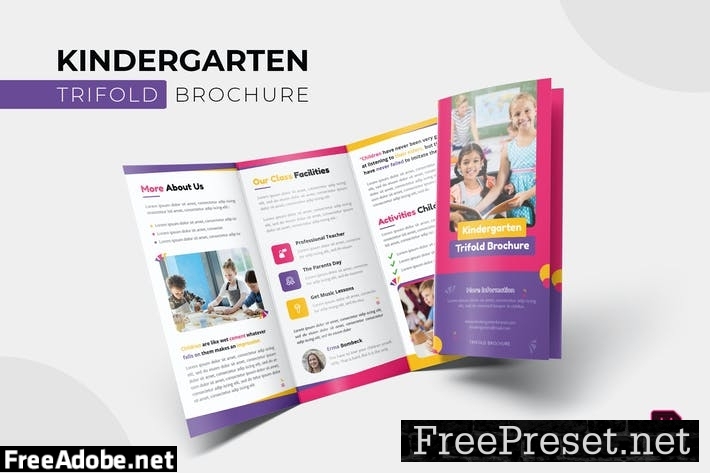 Kindergarten | Trifold Brochure Z3USVMY