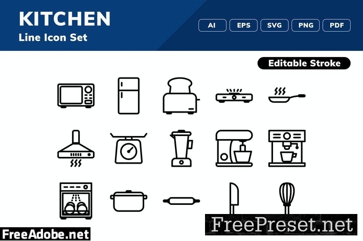 Kitchen Icon Set WYN386A