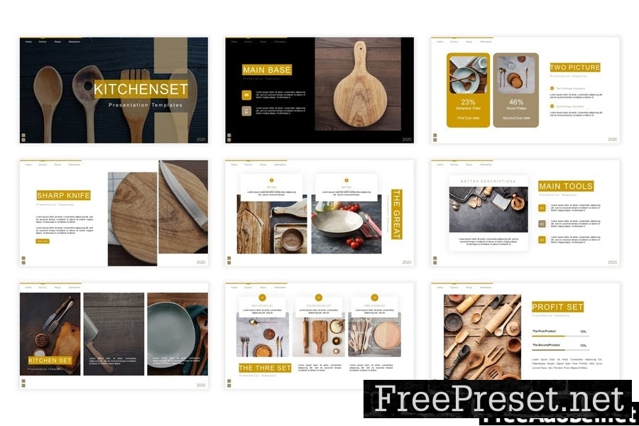 Kitchenset Presentation Template