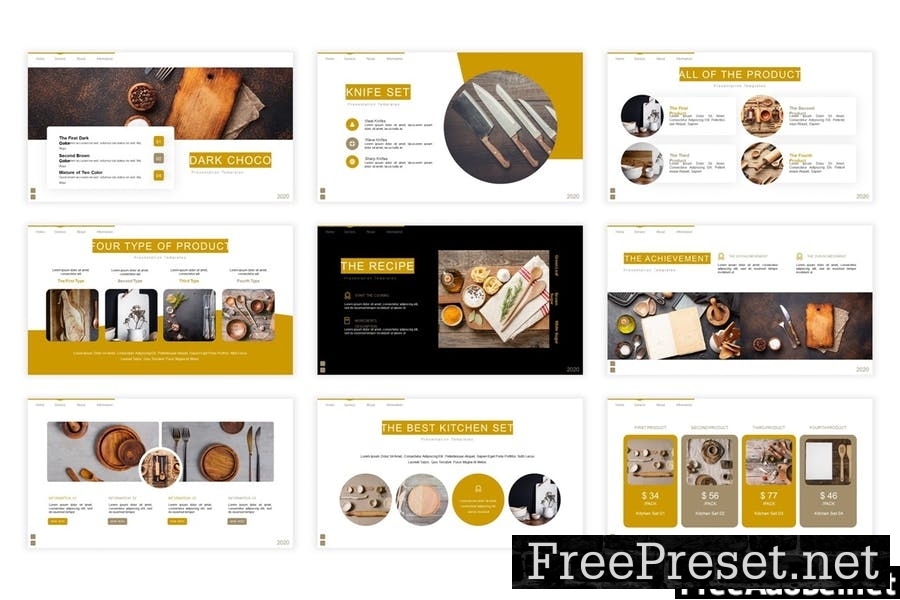 Kitchenset Presentation Template