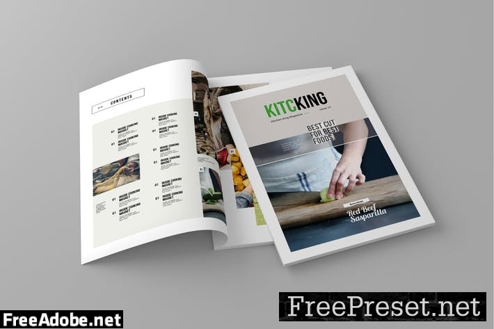 Kitcking - Magazine Template DC9LG7Y