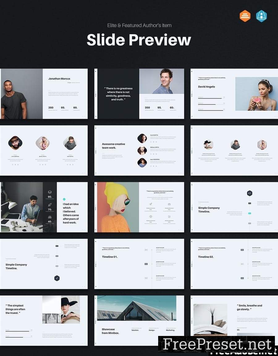 KLOE - Minimal Google Slide Template