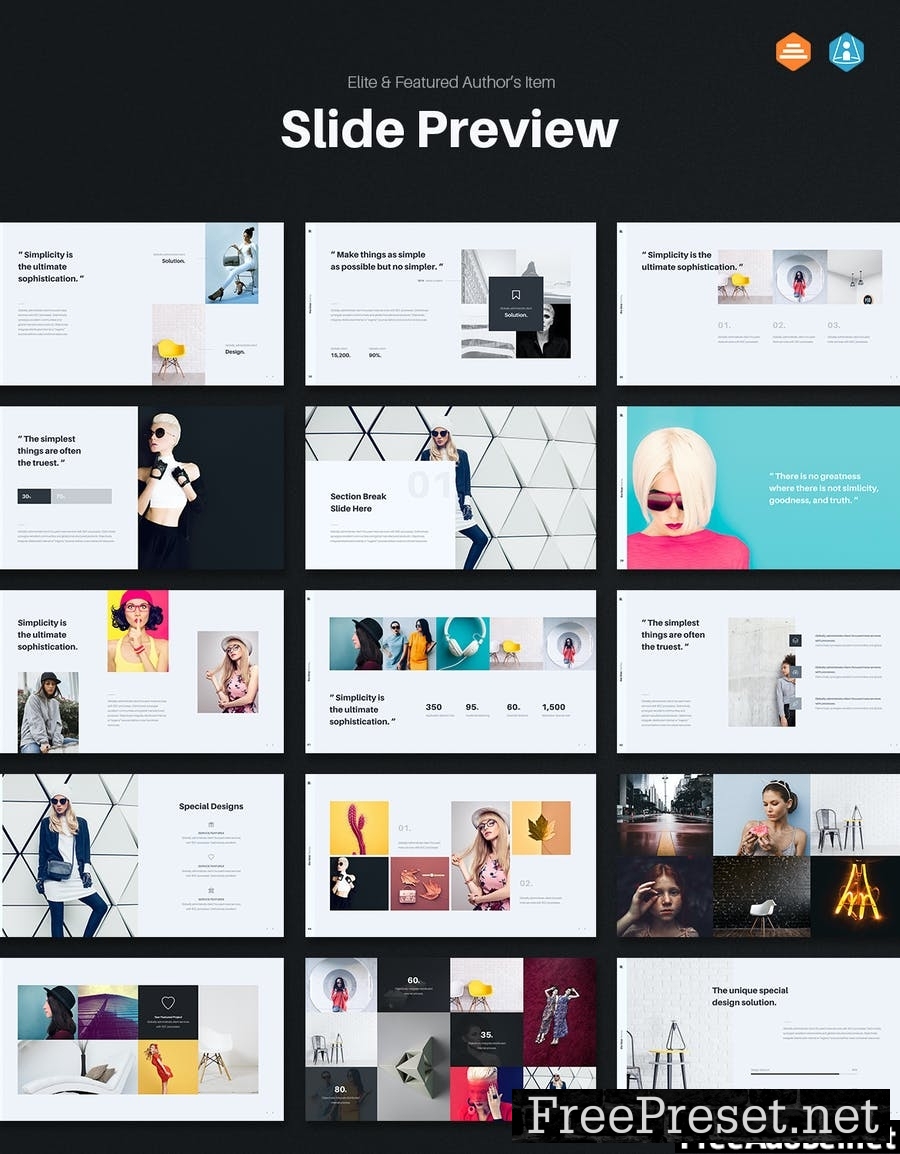 KLOE - Minimal Google Slide Template