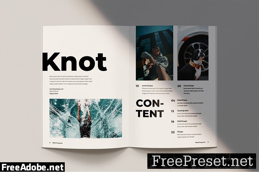 Knot - Fashion Magazine Template WNHEUF9