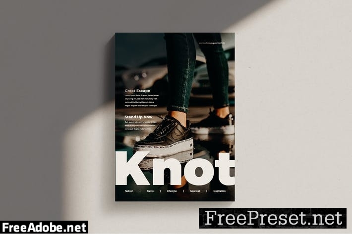 Knot - Fashion Magazine Template WNHEUF9