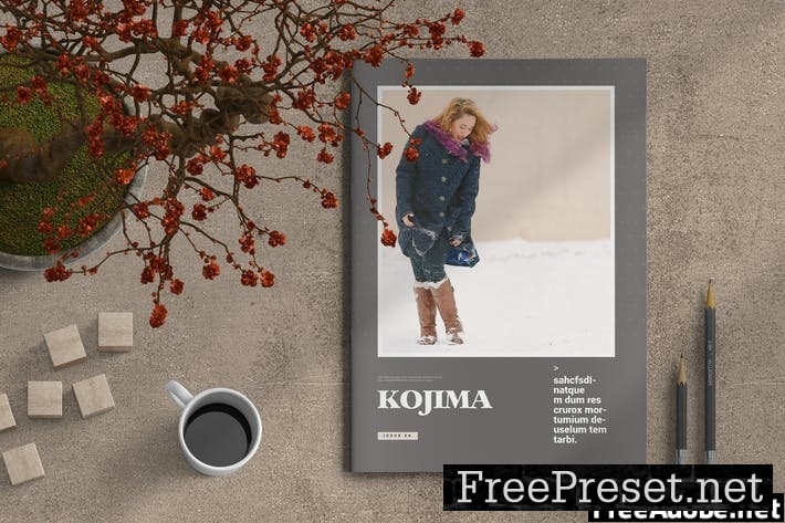 Kojima | Magazine Template V2EVAHU