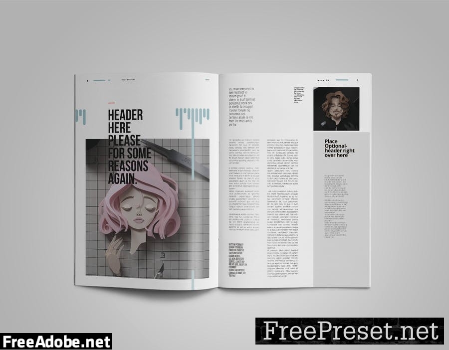 Krafts | Magazine Template F3Z6B5J