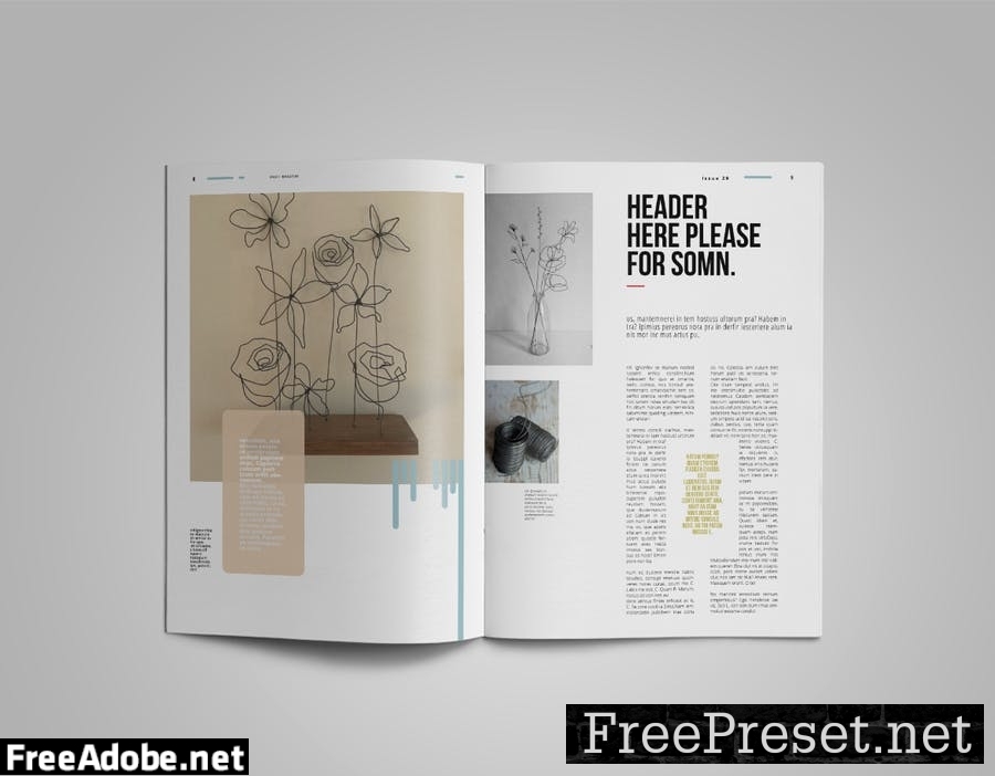 Krafts | Magazine Template F3Z6B5J